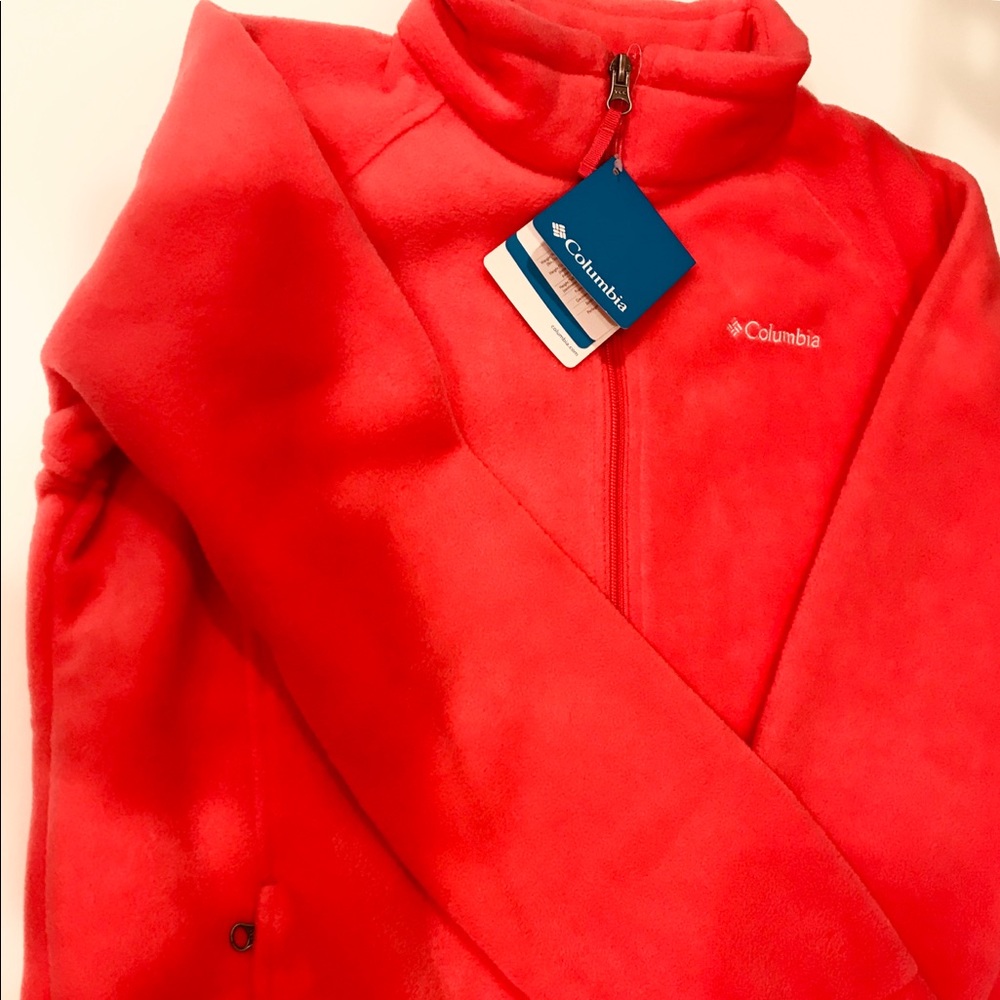 Columbia Youth Size Fleece jacket with full zipper